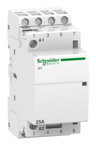 Модульный контактор Schneider Electric iCT 3P 25А 400/127В AC