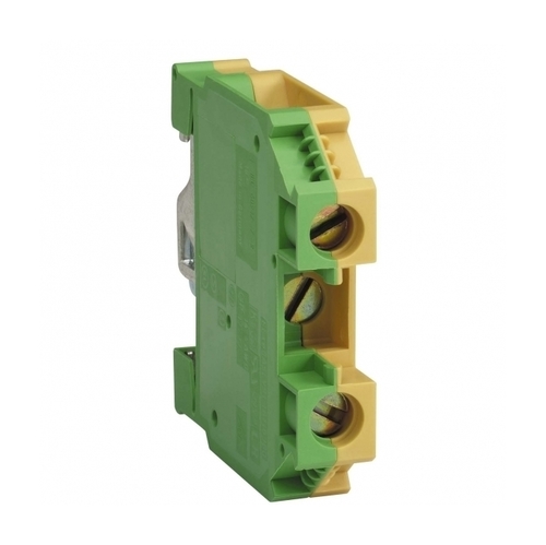 Клемма для заземления с винтовым зажимом Schneider Electric 4 мм², желто-зеленый, AB1TP435U