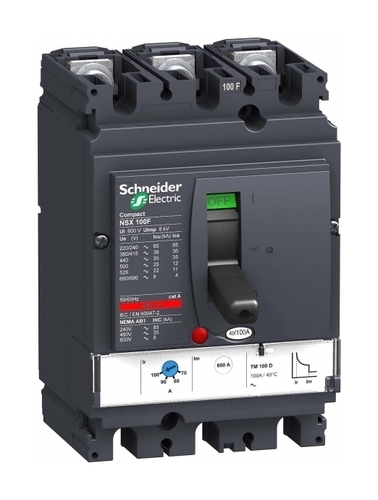 Силовой автомат Schneider Electric Compact NSX 100, TM-D, 70кА, 3P, 32А