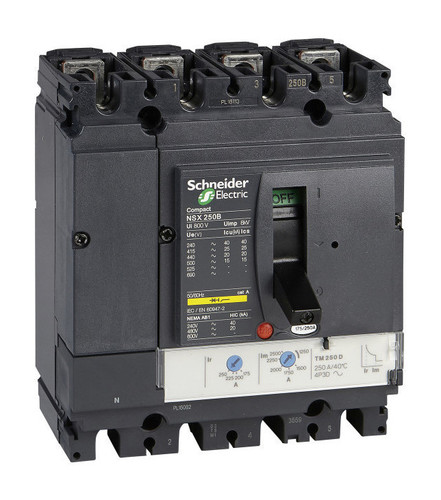 Силовой автомат Schneider Electric Compact NSX 160, TM, 25кА, 4P, 160А