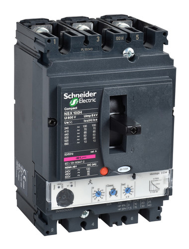 Силовой автомат Schneider Electric Compact NSX 250, Micrologic 2.2, 70кА, 3P, 100А