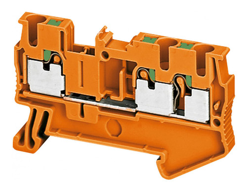 Клеммник втычной проходной Schneider Electric Linergy TR 2,5 мм², оранжевый, NSYTRP23AR