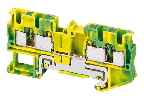 Клемма заземляющая Schneider Electric 0,08.4 мм², желто-зеленый, NSYTRP44PE