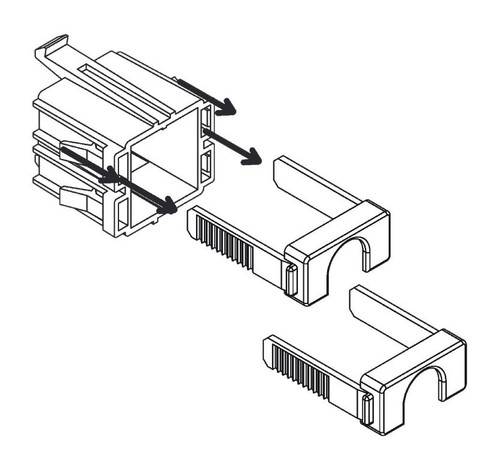 КРЕПЛЕНИЕ USB КАБЕЛЕЙ/MAGELIS XBT