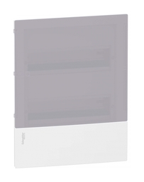 Распределительный шкаф MINI PRAGMA 24 мод., IP40, встраиваемый, пластик, дымчатая дверь, с клеммами