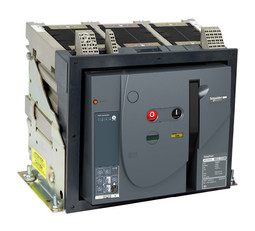 Воздушный автомат EasyPact MVS ET6G 800А 3P, 50кА, электронный, стационарный, MVS08N3NF6L