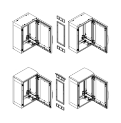 КОМПЛ. ДЛЯ ГОРИЗ.СОЕД. ШКАФОВ PLA15x3