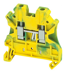 Клемма для заземления с винтовым зажимом TERMINAL 4 мм², желто-зеленый, NSYTRV42PE